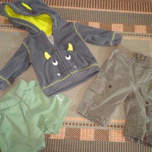 Baby Boy Clothing Lot Infant 3-6m Jacket Pants Shorts